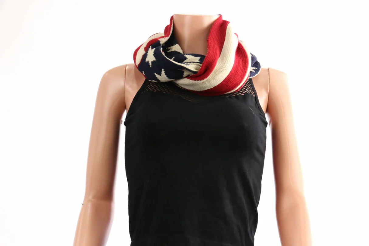 American Flag Infinity Scarf
