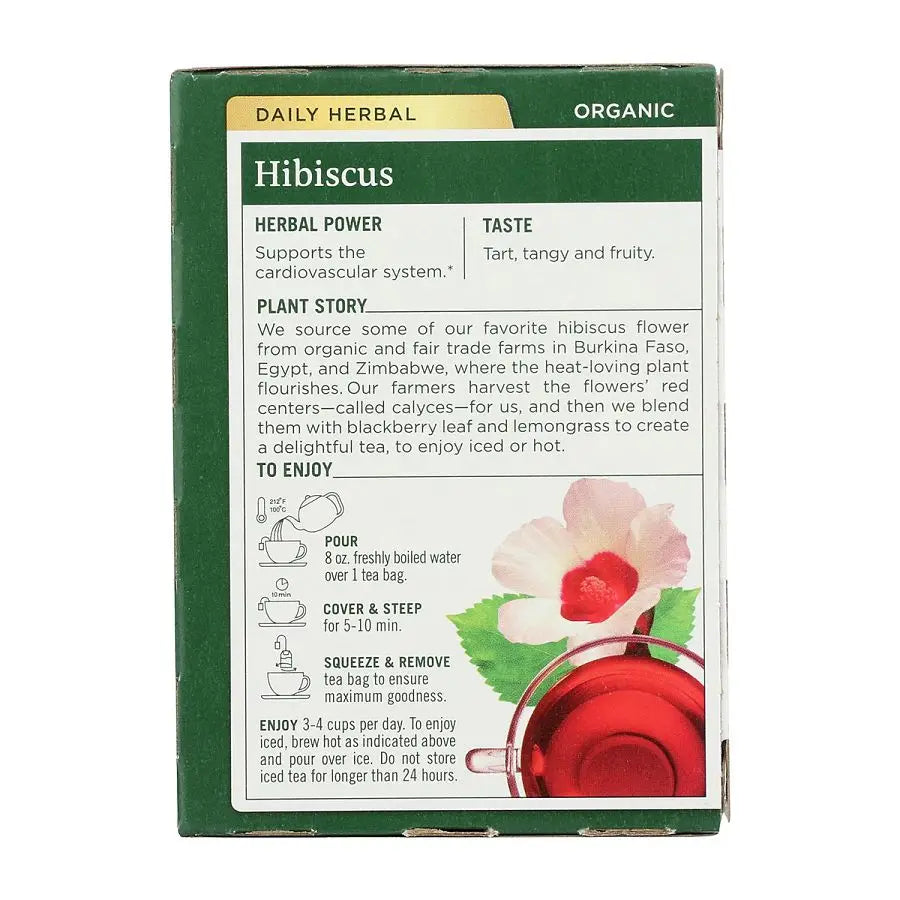 Traditional Medicinals Organic Hibiscus Tea 16 count