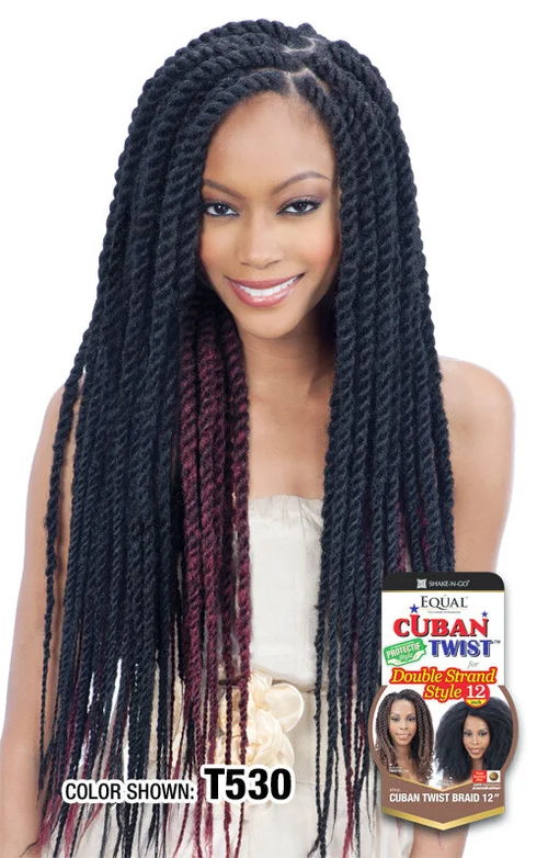 Cuban Twist Braid 12″ 1B